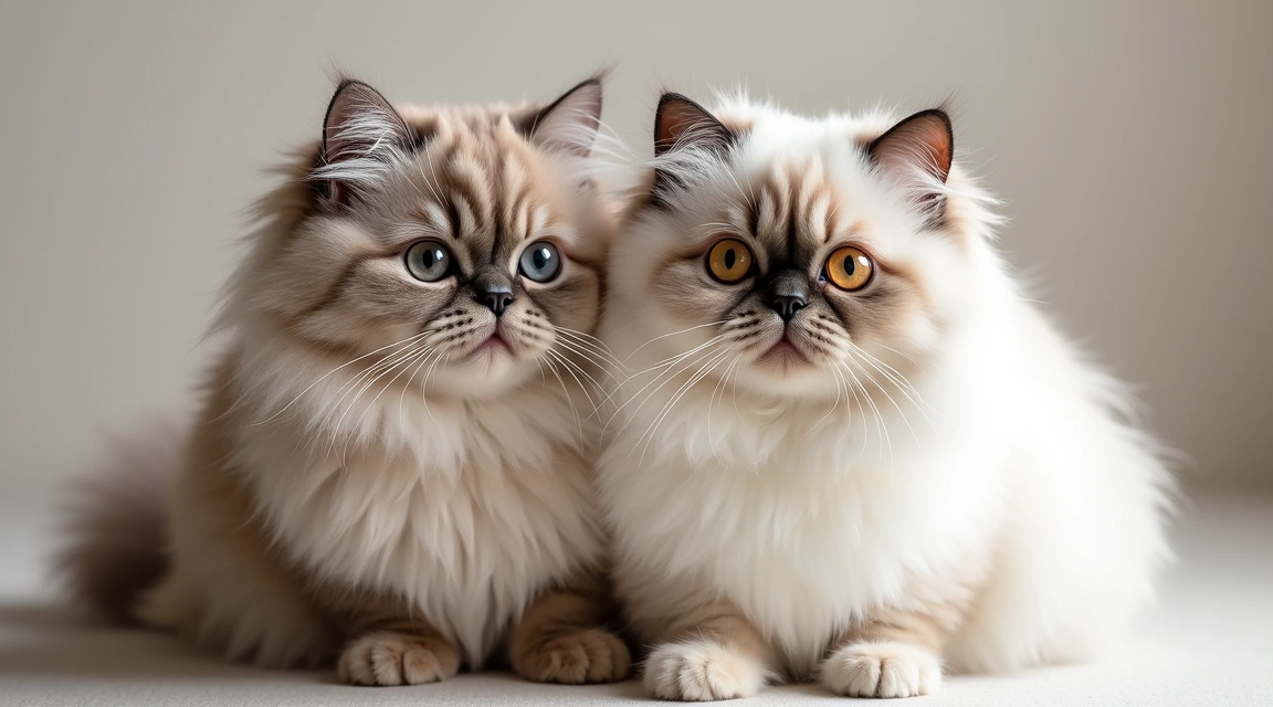 persian vs ragdoll cat