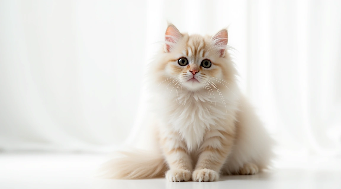 persian kitten vs adult cat