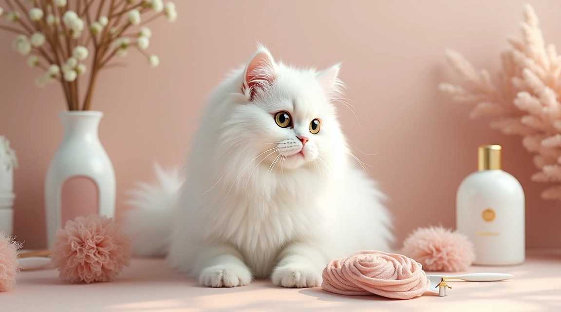 What It's Really Like Living with a White Persian