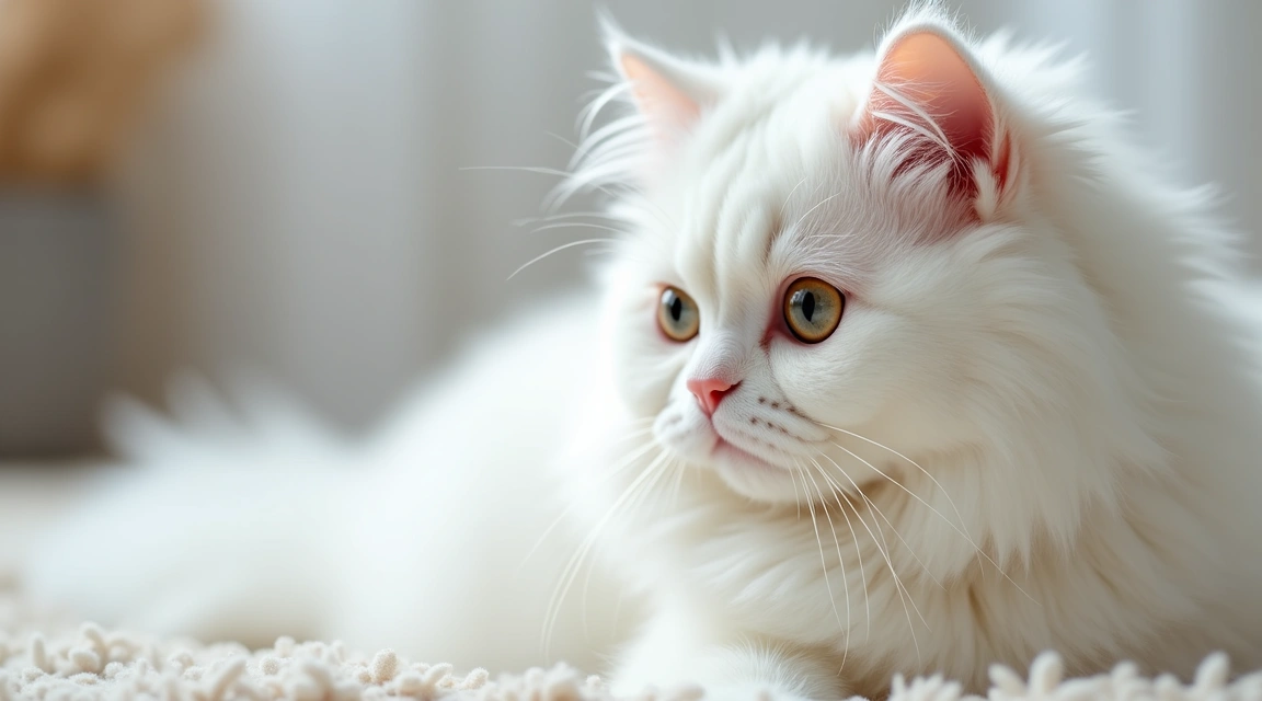 white persian cat