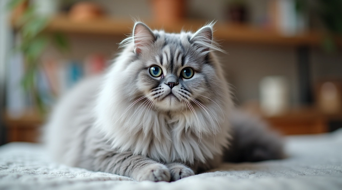 blue persian cat supporting image 2