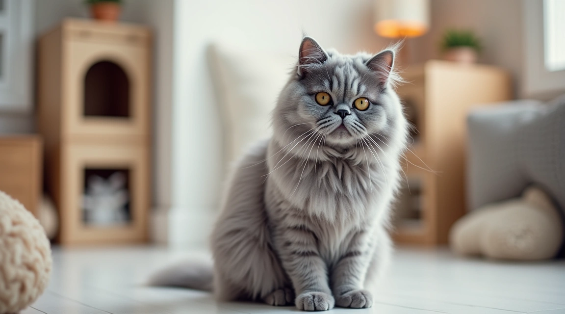 blue persian cat supporting image 4