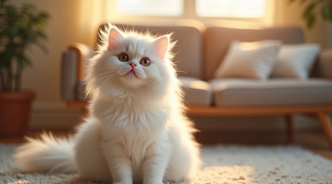 persian cat affection supporting image 4