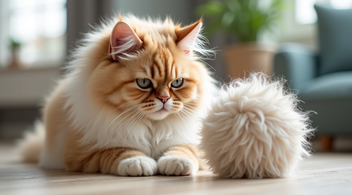 persian cat hairballs supporting image 2