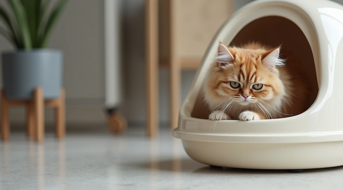 persian cat litter box supporting image 2