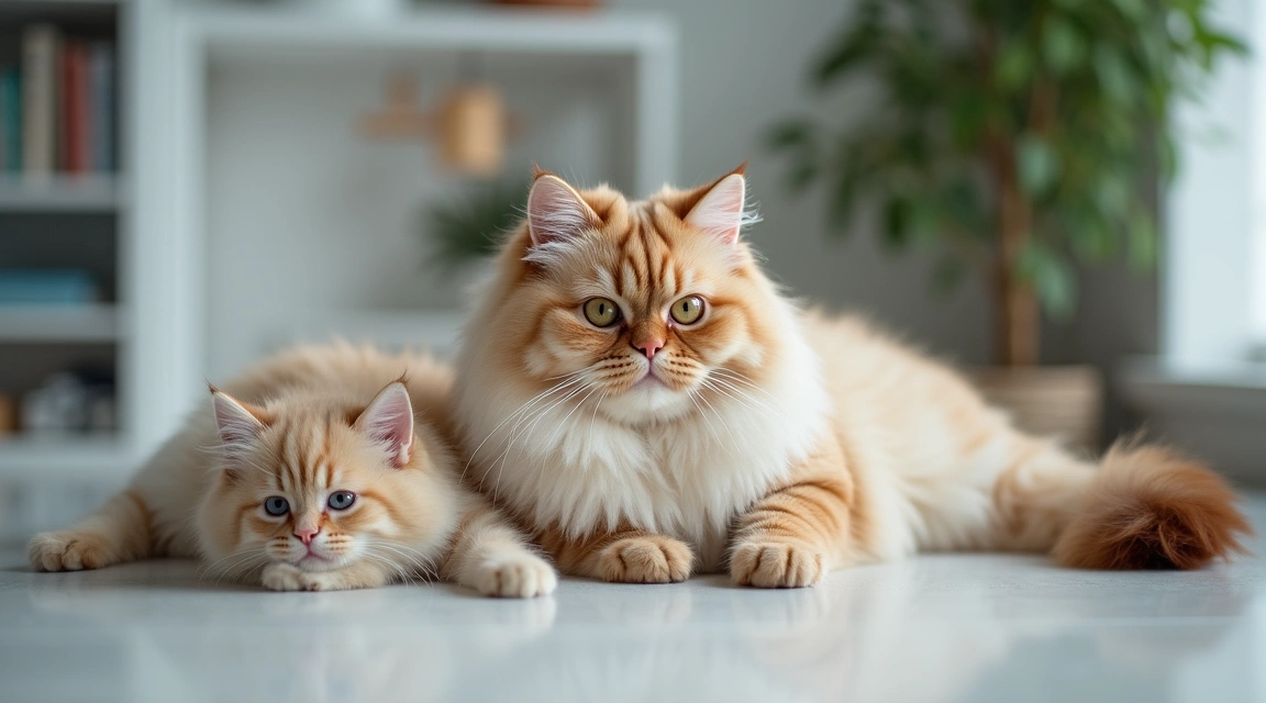 persian cat preventive care supporting image 4