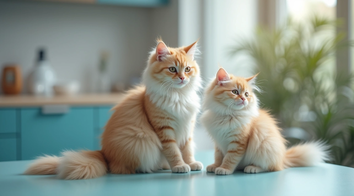 persian cats with kids supporting image 3