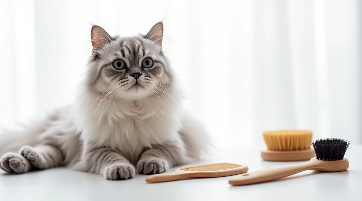 silver persian cat supporting image 2