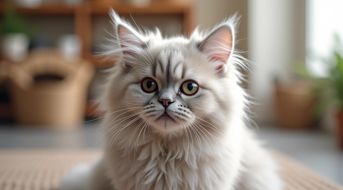 silver persian cat supporting image 4