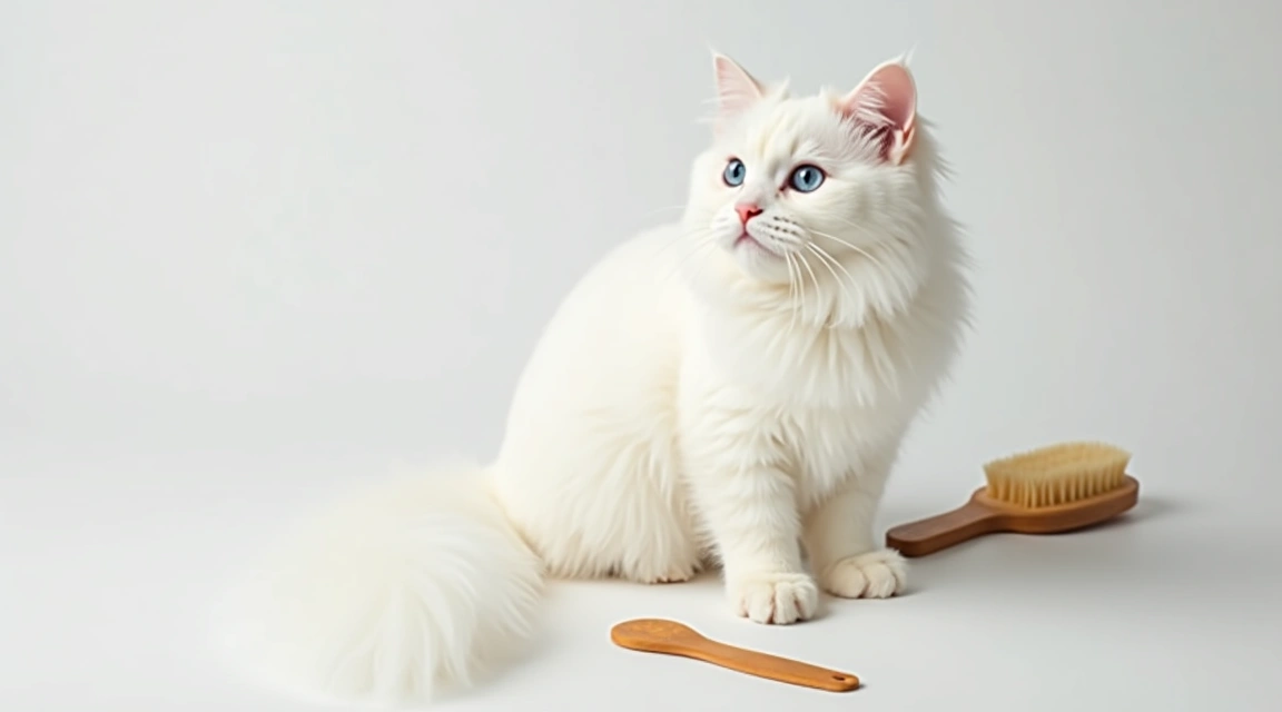 white persian cat supporting image 2