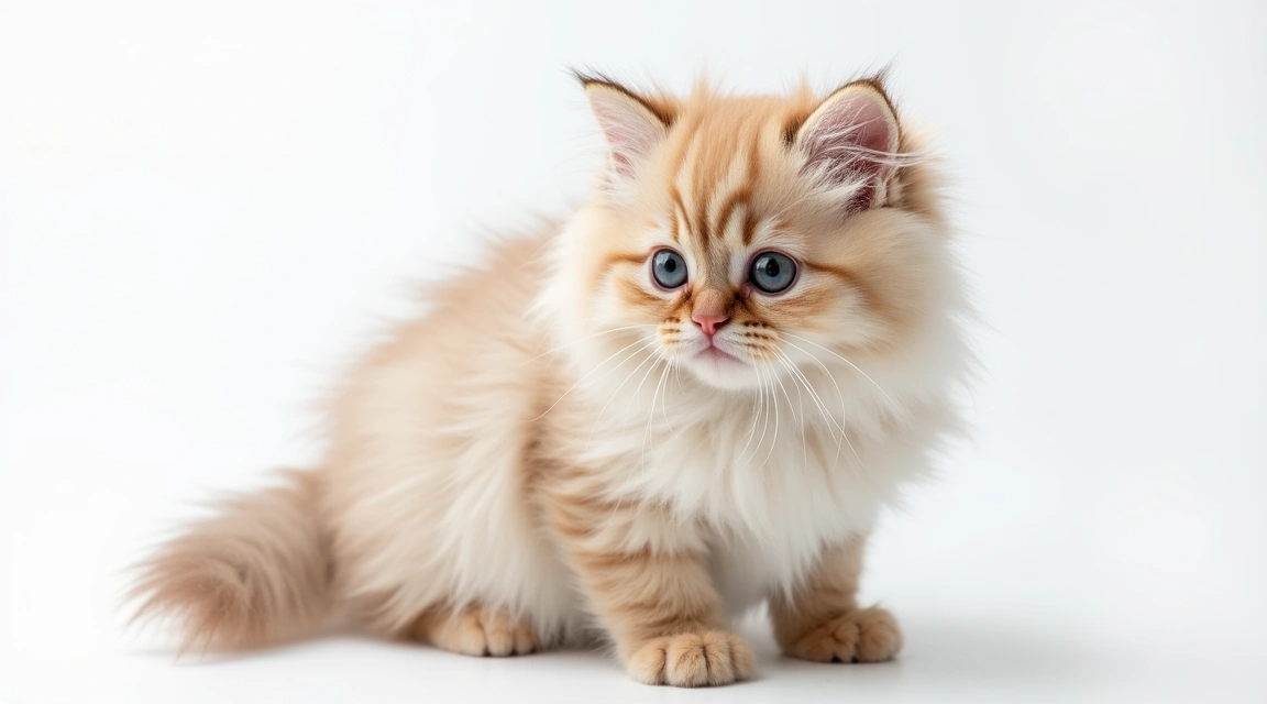 healthy persian kitten signs