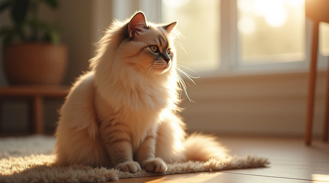 persian cat affection