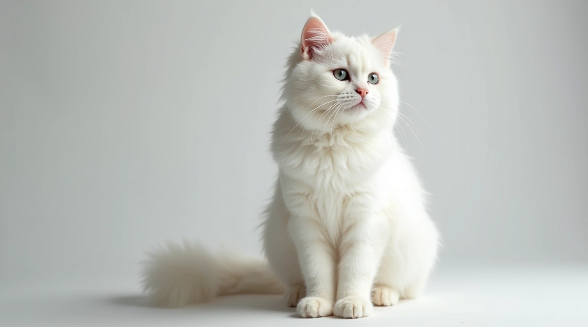 white persian cat
